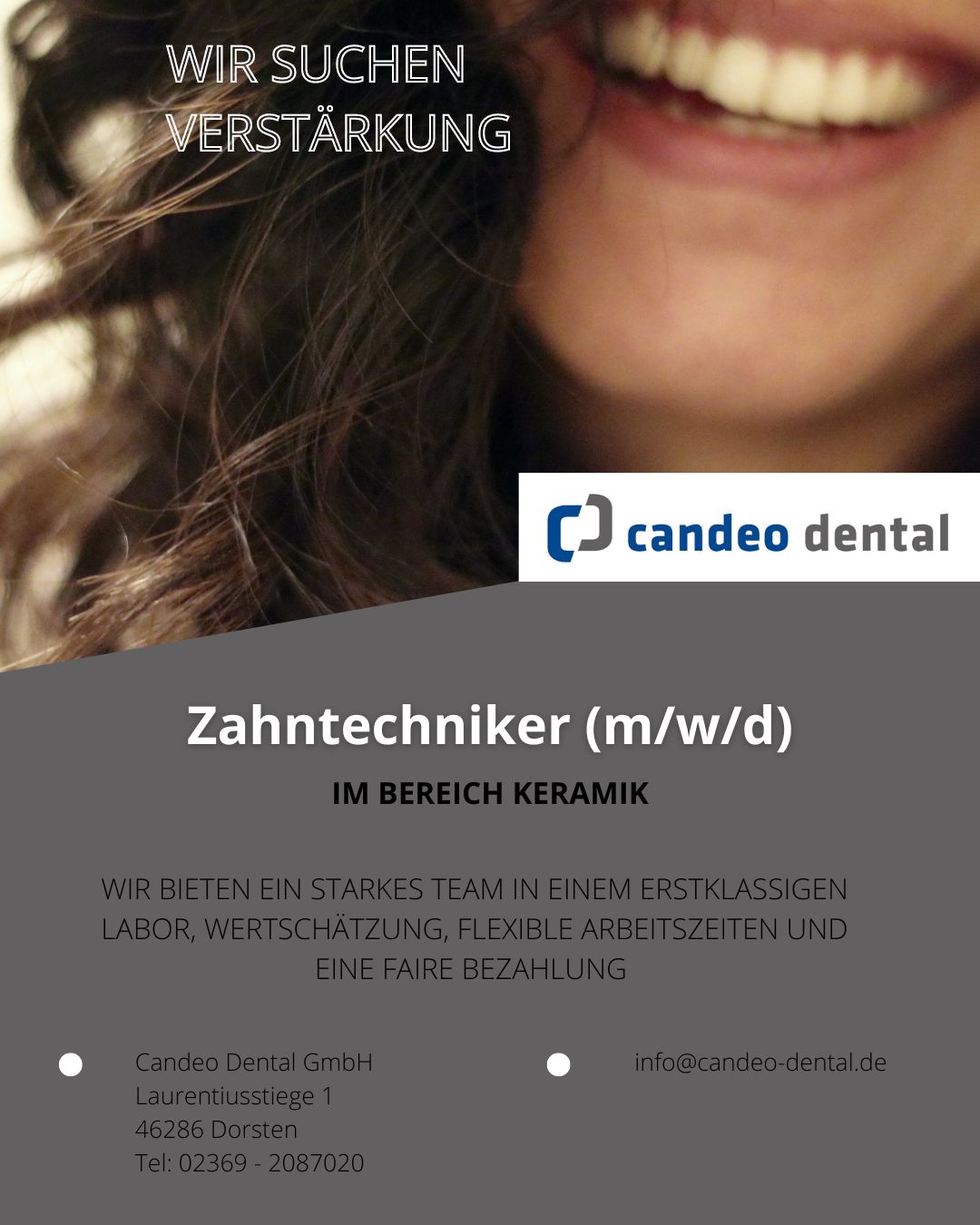 Anzeige Zahntechniker (m/w/d)